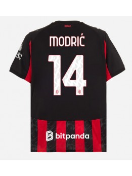 Billige AC Milan Luka Modric #14 Hjemmedrakt 2025-26 Kortermet